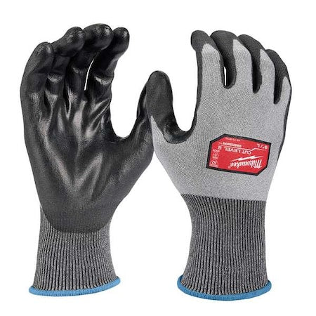Cut-Resistant Coated Gloves, Cut Level A2 , Dipped , Polyurethane , Smooth , S 12 PK