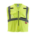 Class 2 High Visibility Yellow Mesh Safety Vest - Large/X-Large