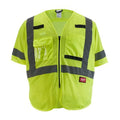 Class 3 High Visibility Yellow Mesh Safety Vest - Small/Medium