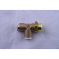 Push to Connect Fitting, Brass, Gold