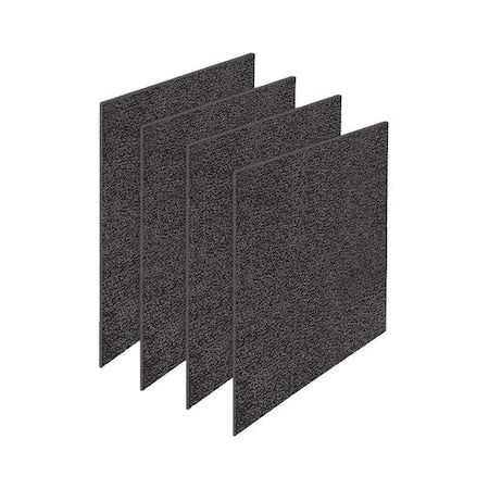 AirFilter, 13.75inD, 15inH, 1.3125inW, PK4