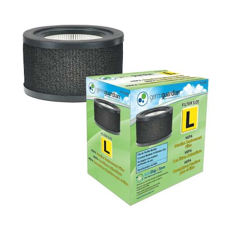 Air Filter, 6.375 in D, 3.75 in H, 6.375 in W