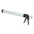 Caulk Gun, 34 oz Container Size, Aluminum, 12:01, Full Barrel Frame, Black/Silver