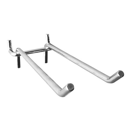 Double Straight Hook, 8", PK10