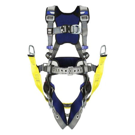 ExoFit(TM) X200 Fall Protection Harness, XL, 420 lb, Quick-Connect Chest/ Tongue Leg Straps