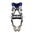 ExoFit(TM) X100 Fall Protection Harness, M, 420 lb, Quick-Connect Chest/ Tongue Leg Straps
