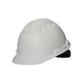 SecureFit(TM) Elevated Temperature Hard Hat, Glass-Reinforced Nylon, 4 Point Ratchet, White