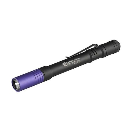 Handheld UV Flashlight, Alum, Black, 400lm
