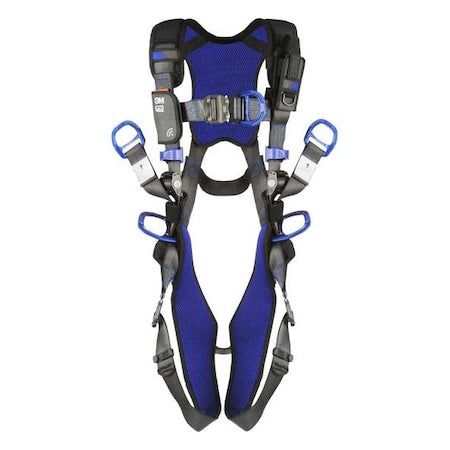 ExoFit(TM) X300 Fall Protection Harness, L, 420 lb, Quick-Connect Chest/ Quick-Connect Leg Straps