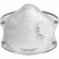 Particulate Respirator, N95, Exhale Valve, Molded, Adjustable Headstrap, Nose Clip, Universal, PK 10