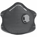 Particulate Respirator, N95, Exhale Valve, Molded, Adj. Headstrap, Nose Clip, Gray, Universal, PK 20