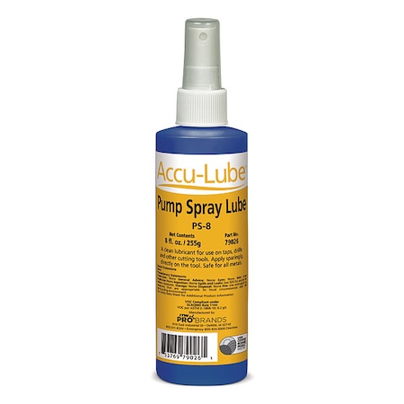 Cutting Oil, 8oz, Non-Aerosol Spray Bottle