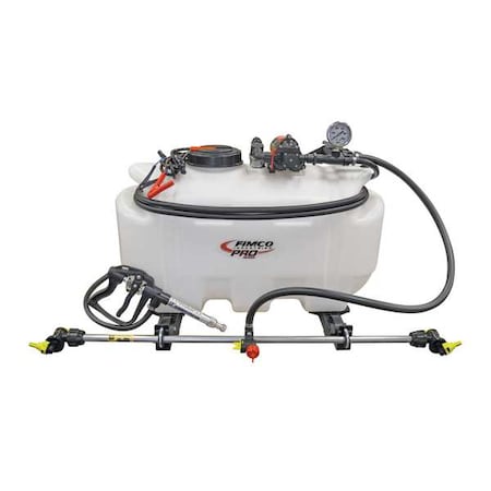 25 Gallon ATV Pro Series Sprayer W/ 3 Nozzle Broadcast