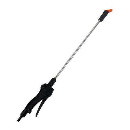 22 in L Replacement Spray Wand for 12V and Weed Wrangler Sprayers, Plastic/Steel, 3/8 in Barb