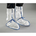 Disposable Boot Covers, Microporous Polypropylene Laminate, White, Slip Resistant Sole: Yes