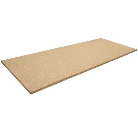 Particle Board, Wood, 48 in W, 24 in D, Wood