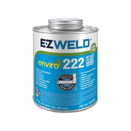 Pipe Cement, 8 fl oz, Blue
