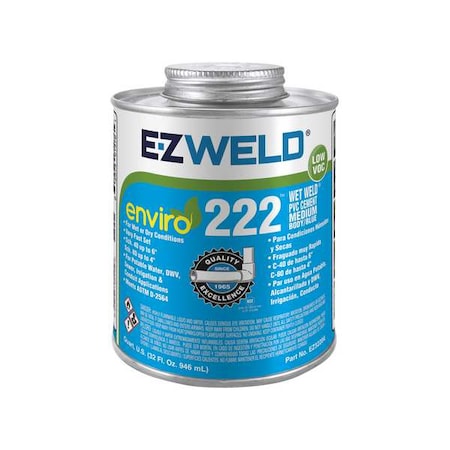 Pipe Cement, 32 fl oz, Blue