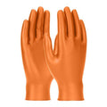 Grippaz Skins, Disposable Gloves, 6 mil Palm, Nitrile, Powder-Free, S ( 7 ), 50 PK, Orange