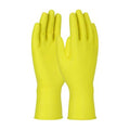 Grippaz Jan San, Disposable Gloves, 6 mil Palm, Nitrile, Powder-Free, L ( 9 ), 48 PK, Yellow
