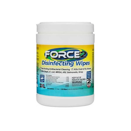 Disinfecting Wipes, 220 ct, Canister, PK6