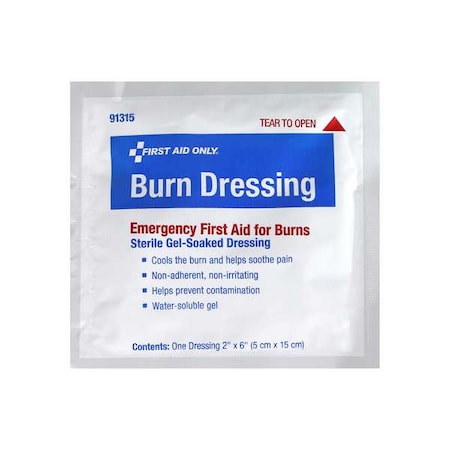 Burn Dressing, White, 6"L, 2"W