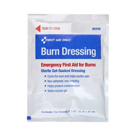 Burn Dressing, White, 16"L, 4"W