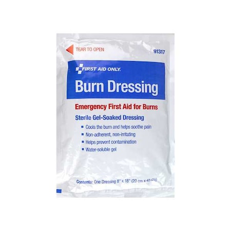 Burn Dressing, White, 18"L, 8"W