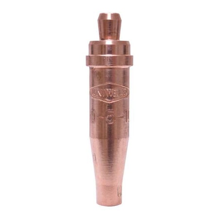 Tip, Acetylene Size 0, General Purpose Cutting, 0, 20 in/min