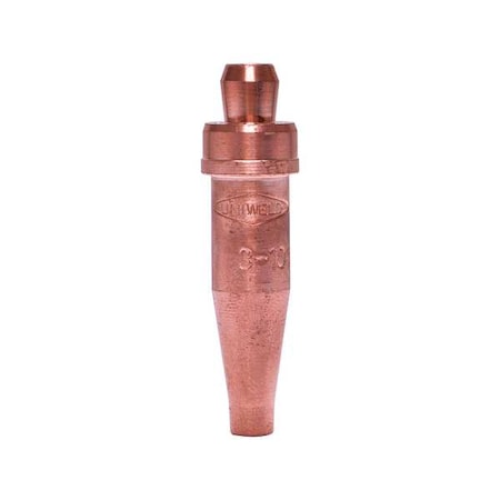 Acetylene Cutting Tip No. 5, Light to Medium Preheat, General Purpose Cutting, 5