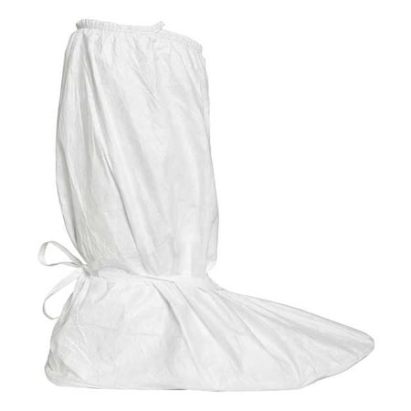 Disposable Boot Covers, Tyvek(R) IsoClean(R), White, Slip Resistant Sole: Yes , S