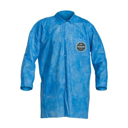 ProShield 10 Disposable Lab Coat, ProShield(R), Snaps Closure, Blue, M, 30 PK