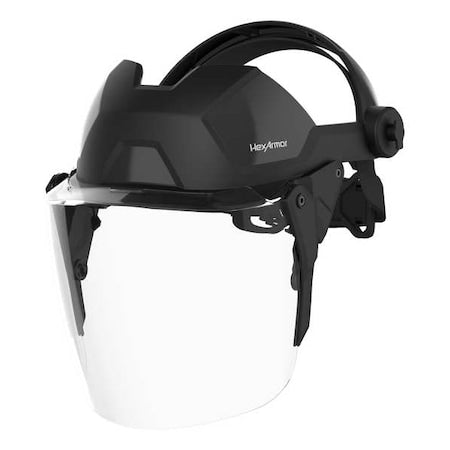 Face Shield, Clear Visor, Polycarbonate, Wheel Ratchet Suspension