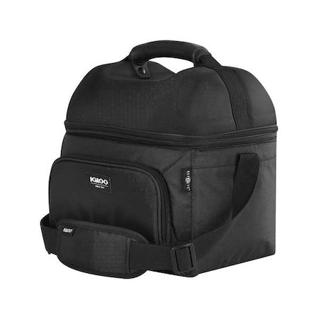 Soft Sided Cooler, 22 qt, 9 1/4 in, Black