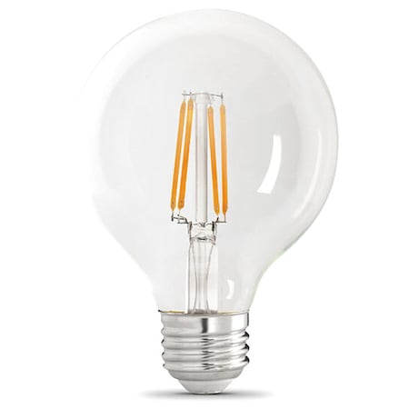 LED, 12 W, G25, Medium Screw (E26), PK3