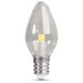 LED, 0.35 W, C7, Candelabra Screw (E12), PK4