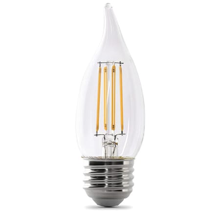 LED, 5.5 W, BA10, Medium Screw (E26), PK2