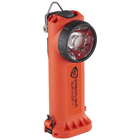 Handheld Flashlight, Orange, 250lm