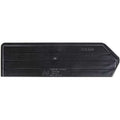 Plastic Divider, Black, 10 1/4 in L, 3 in H, 6 PK