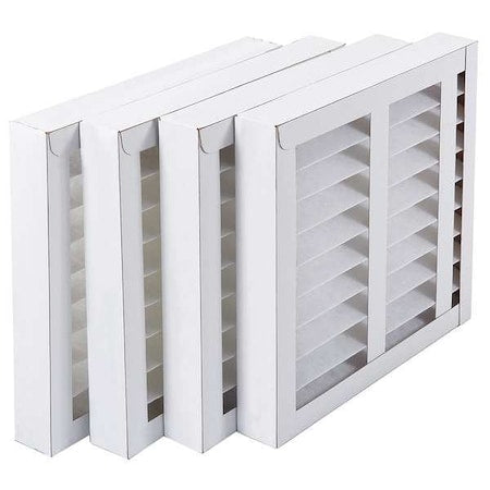 12x12x2 Pleated Air Filter, Synthetic, 4 PK