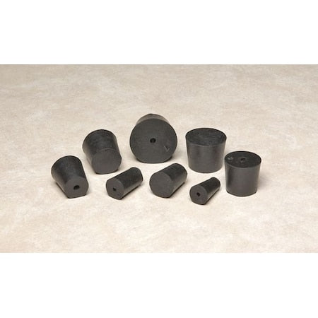 Stopper, 25mm, Black, PK10
