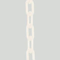Plastic Chain, White, 300 ft Length, Gloss