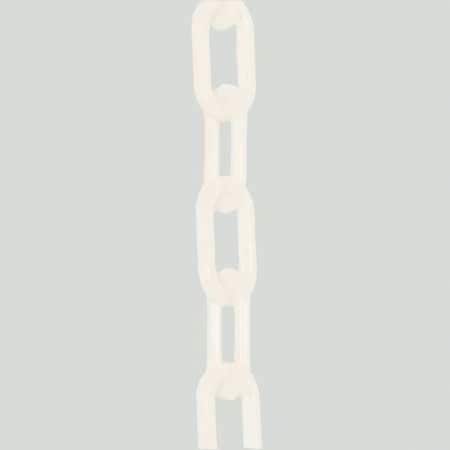Plastic Chain, White, 300 ft Length, Gloss