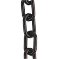 Plastic Chain, Black, 300 ft Length, Gloss