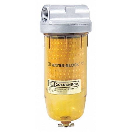 Fuel Filter, 25 gpm, 150 psi, 9-1/2 in L