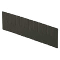 Plastic Divider, Black, 15 9/16 in L, 4 7/16 in H