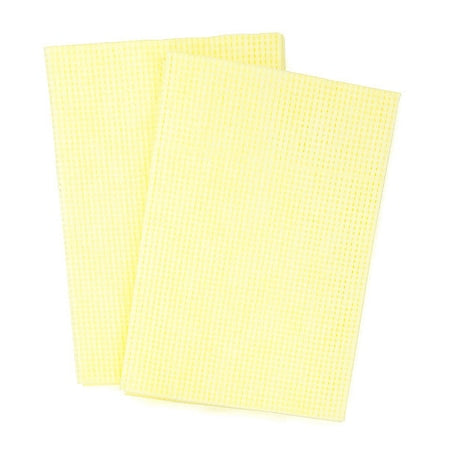 Rayon Open Weave Shop Towels 13" x 21", Yellow, PK150
