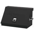 Triangle Top Chest, Black, Steel, 23-1/2 in W x 13-3/4 in D x 14-1/2 in H
