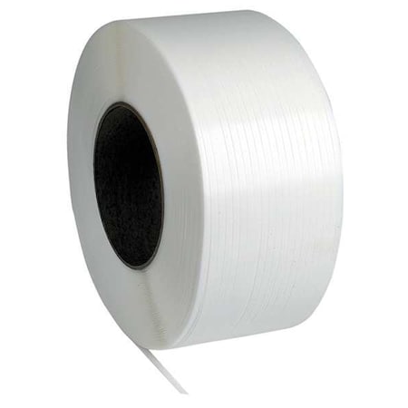 Polypropylene Strapping, 1/2 In W, 275 lb.
