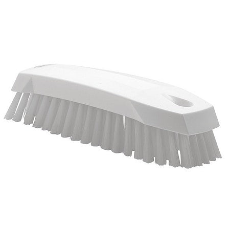 7"L White Scrub Brush